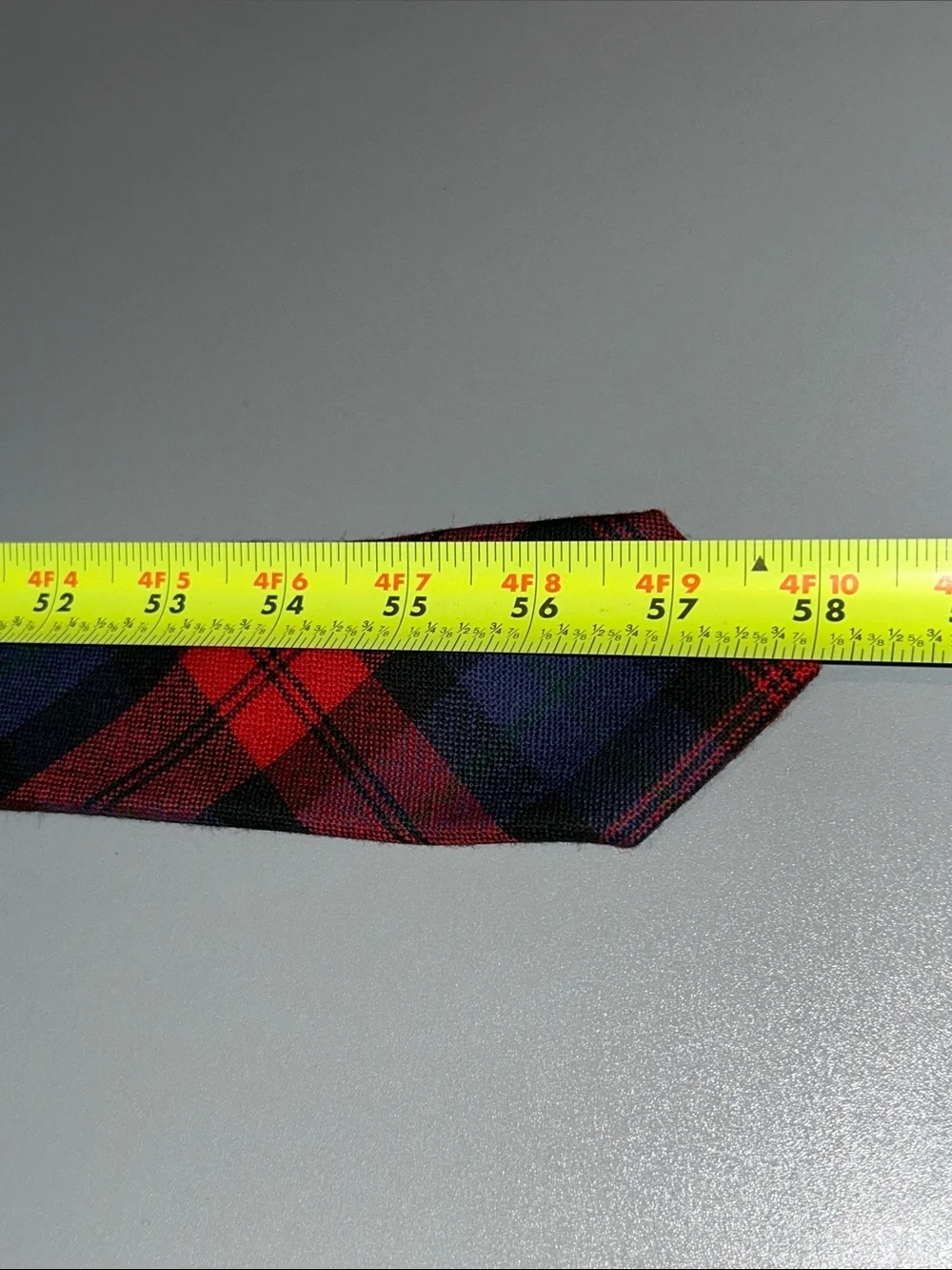 J Crew Neckwear Classic Red and Black Plaid Men's Tie Made in USA